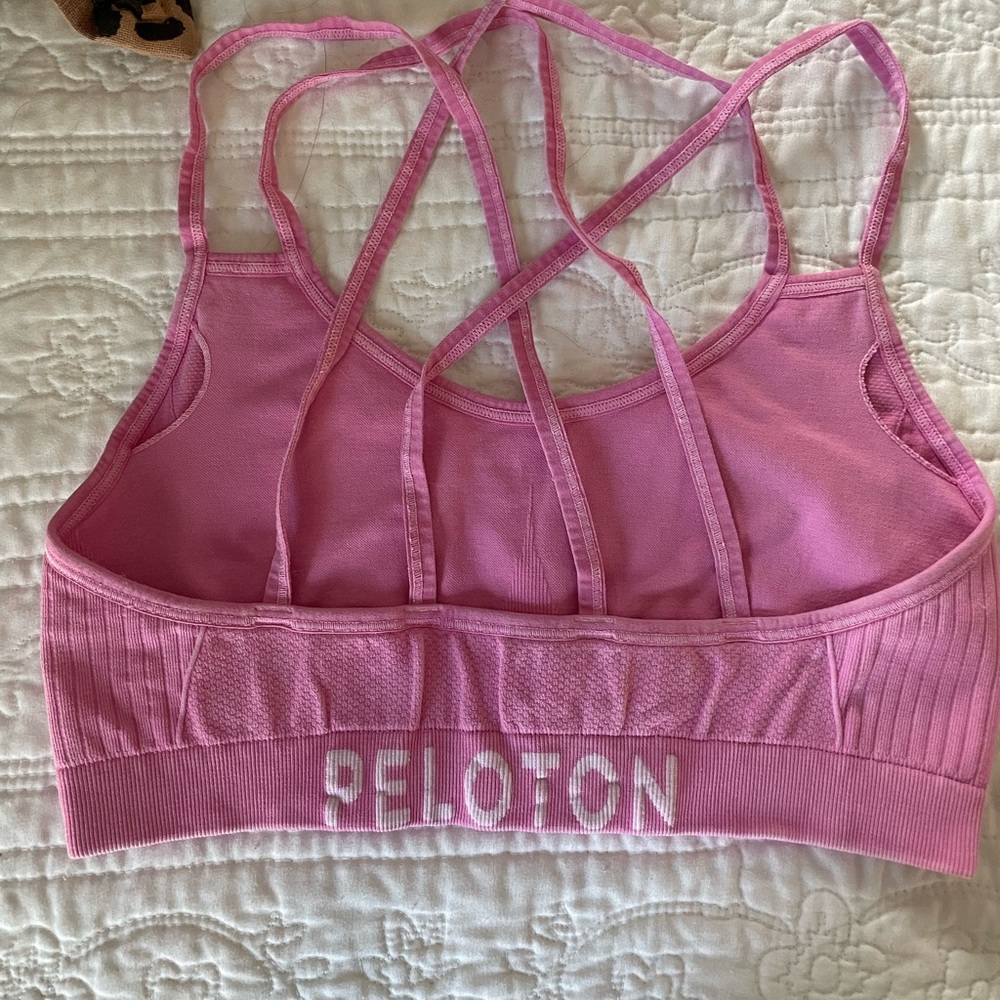 Nux x Peloton sports bra